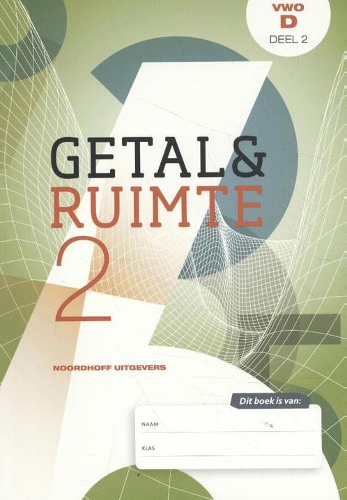 Getal  Ruimte VWO D deel 2 9789001592967, Boeken, Studieboeken en Cursussen, Zo goed als nieuw, Verzenden