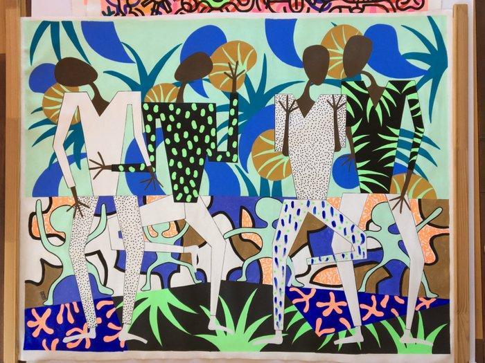František Florian - Kampala sons, Antiek en Kunst, Kunst | Schilderijen | Modern