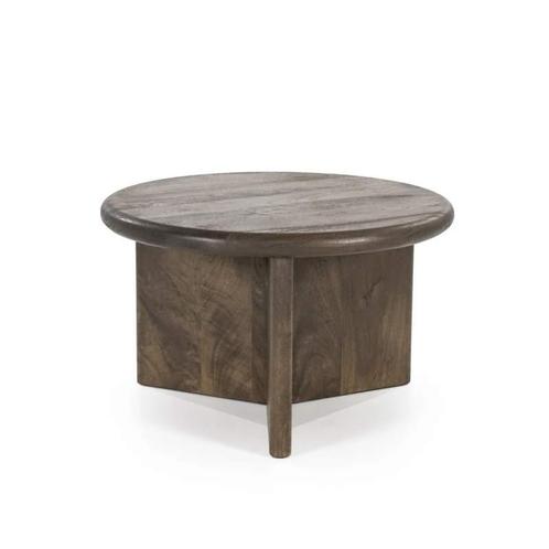 Bijzettafel Leoti Medium - Bruin- 240110 - bijzettafels, Huis en Inrichting, Tafels | Bijzettafels, Nieuw, Overige materialen