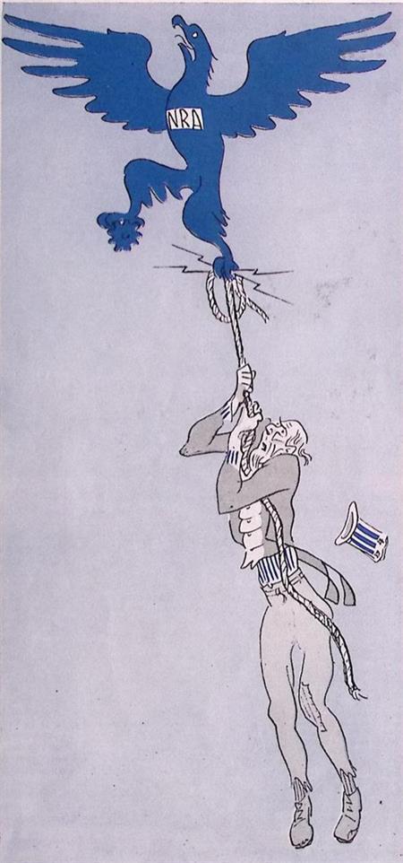 Spotprent over Amerikas economische politiek (lijst optie), Antiek en Kunst, Kunst | Litho's en Zeefdrukken, Verzenden