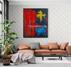 Jovan Srijemac (1962) - The dividing line - (XXL), Antiek en Kunst, Kunst | Schilderijen | Modern