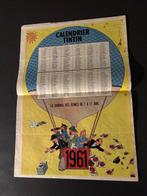 Tintin - 1 Kalender van het Tijdschrift Kuifje 1961 Kuifje, Boeken, Nieuw