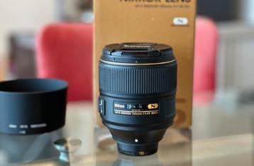 Nikon 105mm f/1.4E 105mm 1.4 NIEUWSTAAT AANBIEDING beschikbaar voor biedingen