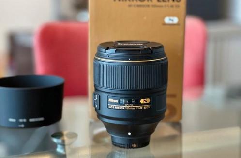 Nikon 105mm f/1.4E 105mm 1.4 NIEUWSTAAT AANBIEDING, Audio, Tv en Foto, Fotografie | Lenzen en Objectieven, Telelens, Zo goed als nieuw