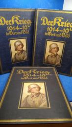 Der Krieg 1914/19 in Wort und Bild. Band 1-3,so komplett!
