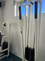 Technogym lat pull down chest press en meer  veiling, Sport en Fitness, Fitnessmaterialen, Gebruikt