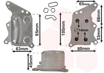OLIEKOELER VOOR CITROEN C4 GRAND PICASSO 2006- 11427546279 beschikbaar voor biedingen