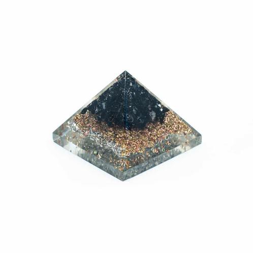 Orgonite Piramide Mini Zwarte Toermalijn (25 mm), Sieraden, Tassen en Uiterlijk, Bedels, Nieuw, Verzenden
