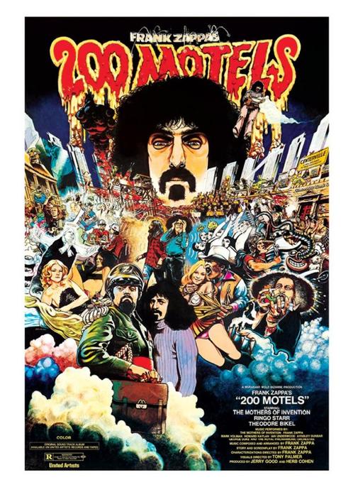 Posters - Poster Zappa, Frank - 200 Motels, Verzamelen, Muziek, Artiesten en Beroemdheden, Zo goed als nieuw, Verzenden
