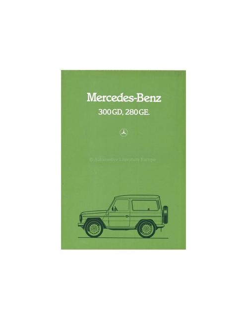 1982 MERCEDES BENZ G KLASSE BROCHURE ITALIAANS, Boeken, Auto's | Folders en Tijdschriften