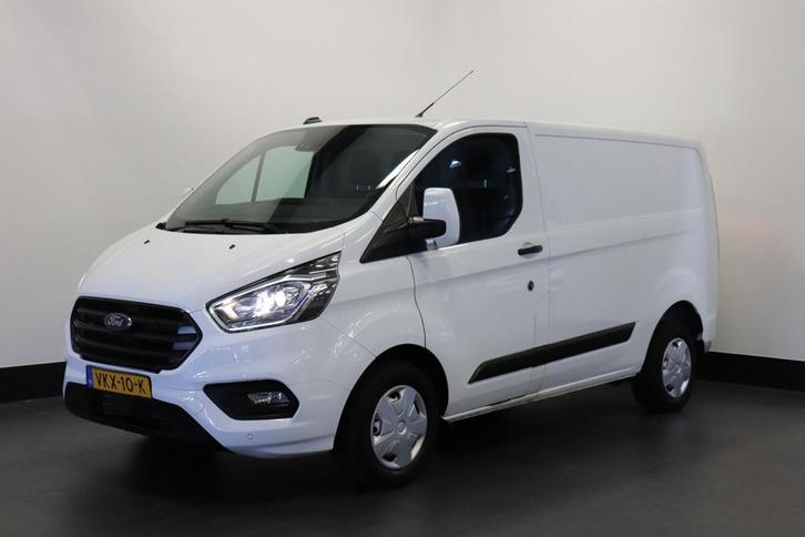 Ford Transit Custom 2.0 TDCI EURO 6, Auto's, Bestelauto's, Dealer onderhouden, Lease, Zwart, Handgeschakeld, Wit, Financial lease