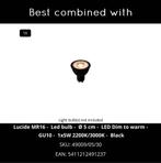 Lucide TRIMLESS - Inbouwspot - 1xGU10 - Zwart, Ophalen of Verzenden, Nieuw