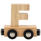 Houten lettertrein in naturel hout – losse letter F om de., Kinderen en Baby's, Ophalen of Verzenden, Nieuw