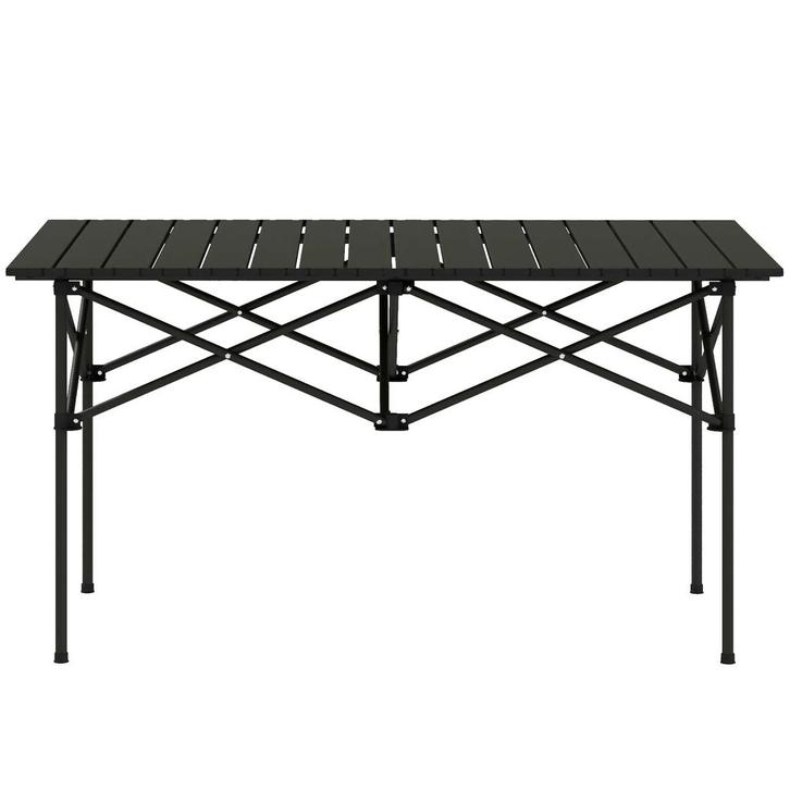 TRUUSK Campingtafel - Opklapbaar met Oprolbaar Tafelblad - X, Huis en Inrichting, Fauteuils, Nieuw, Verzenden