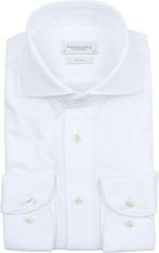 Profuomo Knitted Overhemd Wit maat 37 Heren, Kleding | Heren, Overhemden, Verzenden, Nieuw, Wit, Profuomo