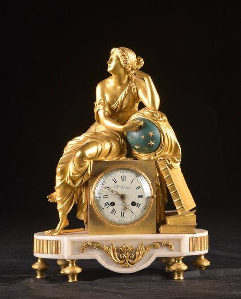 Figurale pendule - Antonio Coliau a Paris, ca. 1780 Louis, Antiek en Kunst, Antiek | Klokken