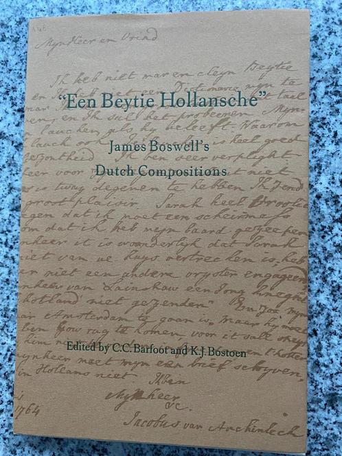Een Beytie Hollansche: James Boswell's Dutch Compositions, Boeken, Taal | Overige Talen, Gelezen, Non-fictie, Verzenden