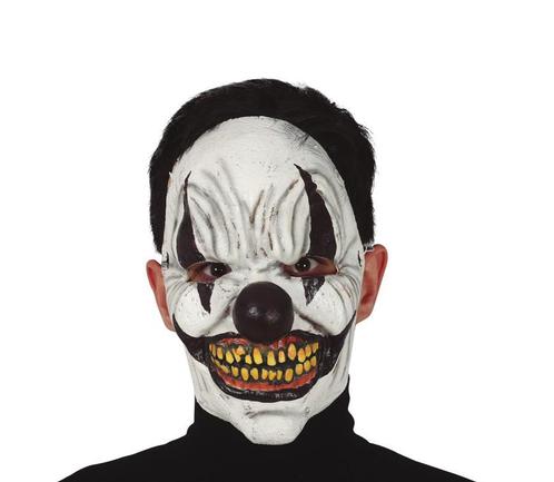 Halloween Clowns Masker Zwart, Hobby en Vrije tijd, Feestartikelen, Nieuw, Verzenden