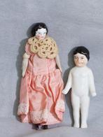 Figuur - Muñecas de porcelana esmaltada Biedemeier para casa