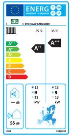 CTC EcoAir 614M lucht/water warmtepomp met EcoZenith i555, Doe-het-zelf en Verbouw, Geisers en Boilers, Verzenden, Nieuw