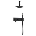 Vierkante inbouw regendouche met plafond arm 25cm douchekop, Verzenden, Nieuw