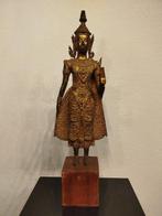 59 cm beeld in verguld brons - Buddha - Rattanakosin -