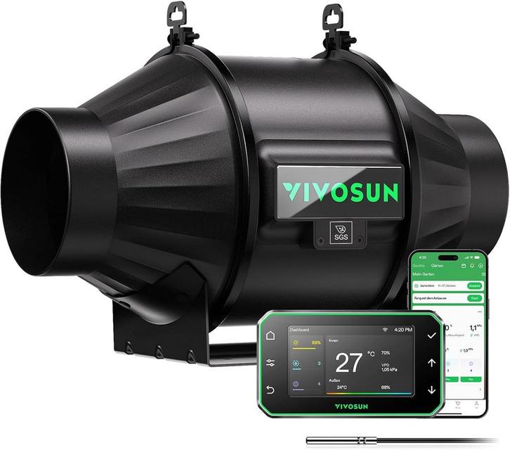 Buisventilator - Kanaalventilator - Inline Ventilator - Rege, Witgoed en Apparatuur, Ventilatoren, Zo goed als nieuw, Verzenden