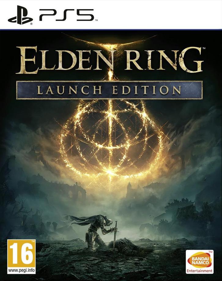 Elden Ring Launch Edition (PlayStation 5), Spelcomputers en Games, Games | Sony PlayStation 4, Gebruikt, Vanaf 12 jaar, Verzenden