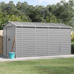 vidaXL Tuinschuur 191x385x198 cm gegalvaniseerd staal, Verzenden, Nieuw