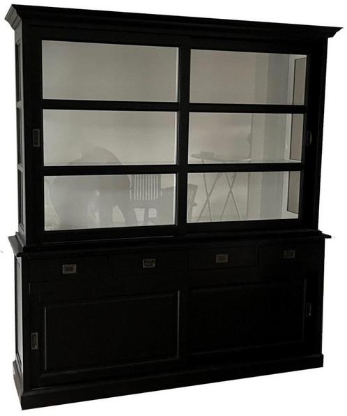 Buffetkast zwart Loenen 200 x 220cm, Huis en Inrichting, Kasten | Buffetkasten, Ophalen of Verzenden