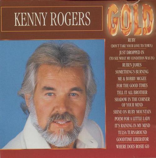 cd - Kenny Rogers - Gold, Cd's en Dvd's, Cd's | Overige Cd's, Zo goed als nieuw, Verzenden