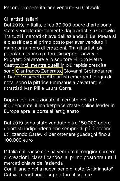 Gianfranco Zenerato - ABSTRACT MOUSE, Antiek en Kunst, Kunst | Schilderijen | Modern