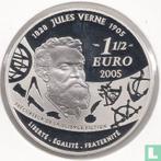 Frankrijk 1½ euro 2005 (PROOF) 100th anniversary Death o.., Verzenden, Losse munt, Goud