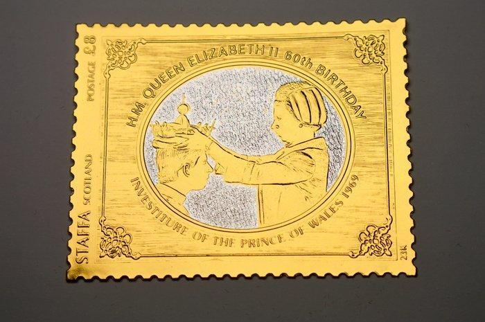 Schotland. Medal HM Queen Elizabeth II 60th Birthday -, Postzegels en Munten, Munten | Europa | Niet-Euromunten
