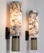 Marmeren Wandlamp – Luxe Moderne LED Sfeerverlichting Binnen, Huis en Inrichting, Lampen | Wandlampen, Verzenden, Nieuw