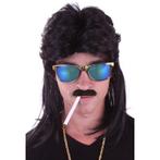 Johnny pruik zwart - Herenpruiken, Verzenden, Nieuw