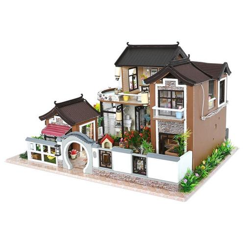 Crafts & Co miniatuurhuisje - 24 x 19 x 32 cm | 10+ jaar, Huis en Inrichting, Kamerplanten, Verzenden