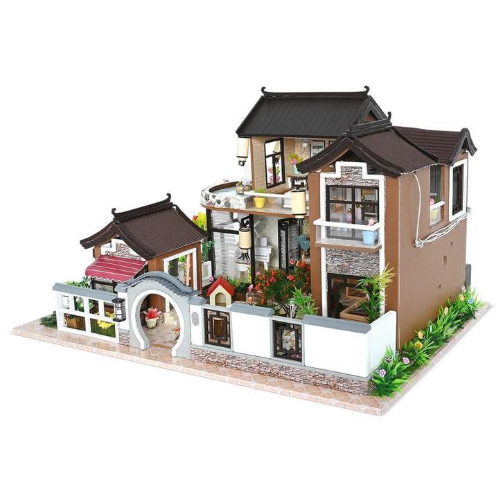 Crafts & Co miniatuurhuisje - 24 x 19 x 32 cm | 10+ jaar, Huis en Inrichting, Kamerplanten, Verzenden