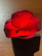 Robijn Ruw. Adembenemend Mozambique Pinkish Ruby Crystal., Verzamelen, Mineralen en Fossielen