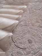 Tafelkleed - 240 cm - 173 cm - Tafelkleed van puur linnen, Antiek en Kunst, Antiek | Kleden en Textiel