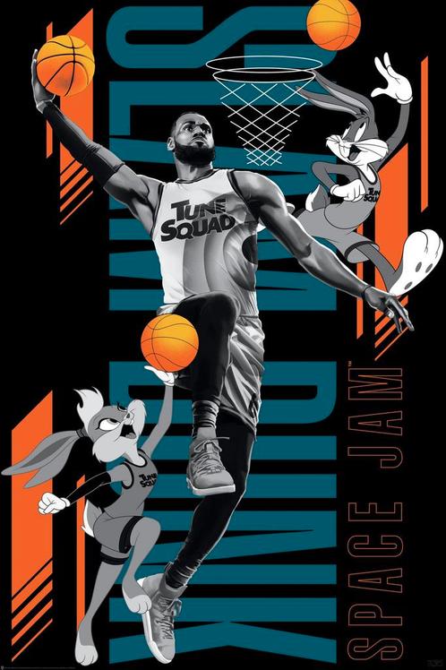 Poster Looney Tunes Space Jam 61x91,5cm, Verzamelen, Posters, Nieuw, A1 t/m A3, Verzenden