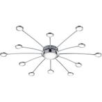 LED Plafondlamp - Trion Bodrina - 24W + 6W - 13-lichts -, Ophalen of Verzenden, Nieuw, Metaal