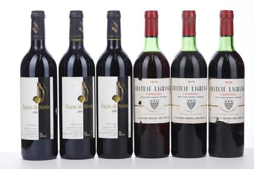 1982 Chateau La Croix de Gay, 1976 Chateau Lagrange & 2000, Verzamelen, Wijnen