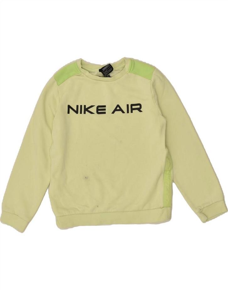 NIKE Boys Graphic Sweatshirt Jumper 12-13 Years Large Green, Kleding | Heren, Truien en Vesten, Verzenden