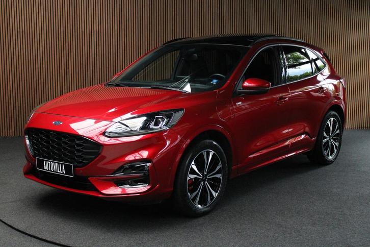 Zakelijke Lease |  Ford Kuga 2.5 PHEV ST-Line X, Auto's, Ford, Dealer onderhouden, Lease, Zwart, Automaat, SUV of Terreinwagen