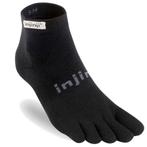 Injinji Run Lightweight Mini-Crew  Zwart - 44-47, Verzenden, Nieuw, Kleding