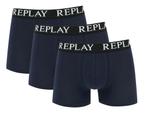 Replay - Boxer Basic Cuff Logo 3 Pack - L
