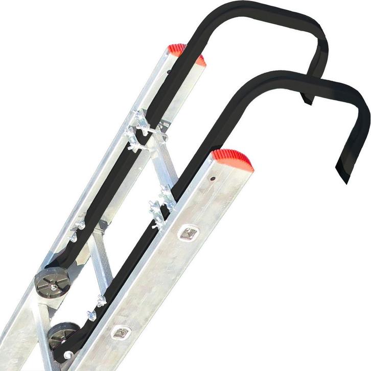 Nokhaak - dakhaak voor ladders - 50x22 cm - zwart, Doe-het-zelf en Verbouw, Ladders en Trappen, Nieuw, Ophalen of Verzenden