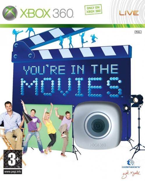 Youre In The Movies + Live Vision Camera (Xbox 360), Spelcomputers en Games, Games | Xbox 360, Gebruikt, Verzenden