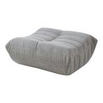 Voetenbank Kodsø 35x80x65 cm microvezel grijs [en.casa], Huis en Inrichting, Stoelen, Verzenden, Nieuw